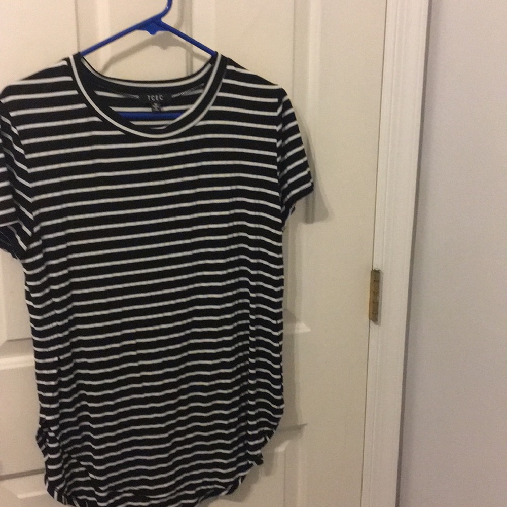 Casual black/white top